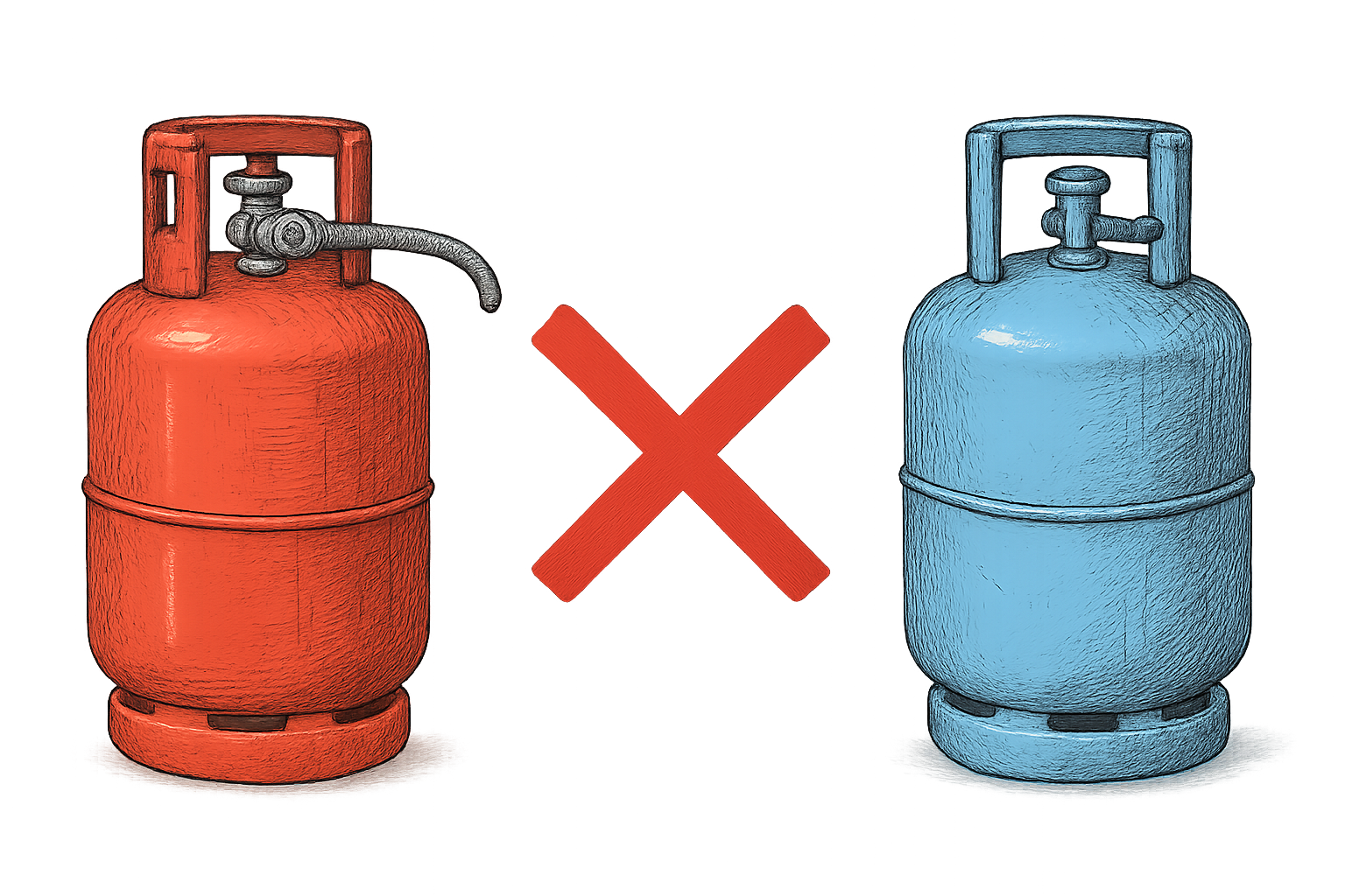 peut on monter un détendeur butane sur une bouteille propane