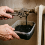Purge radiateur eau noire : causes et solutions pour éliminer les boues du circuit