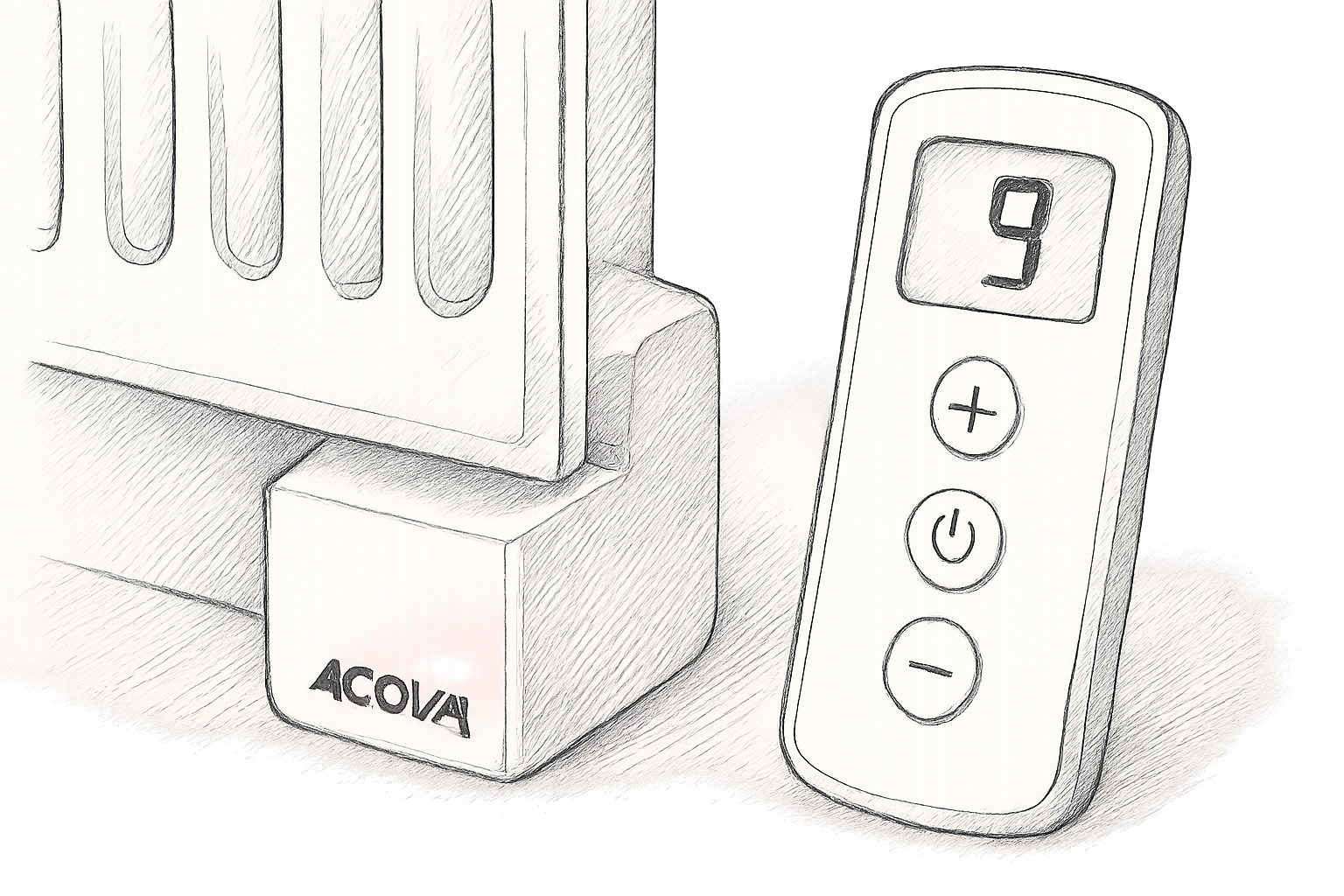 télécommande acova ne fonctionne plus